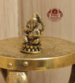 Buy Miniature Brass Ganesh Statue – 25 g, 1.2″Handcrafted Lord Ganesha Idol For Pooja & Gifts