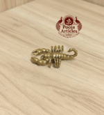 Buy Miniature Brass Scorpion Figurine Online – 15g, 1.8" Handcrafted Zodiac Brass Scorpio Idol for Astrology & Home Décor
