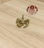 Buy Miniature Brass Scorpion Figurine Online – 15g, 1.8" Handcrafted Zodiac Brass Scorpio Idol for Astrology & Home Décor