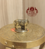 Buy Miniature Cow and Calf Statue – 20 g, 1" Divine Kamadhenu Idol for Pooja & Vastu