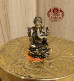 Buy Miniature Ganesh Idol Online – 20 g, 1.2" Compact Ganesh Murti for Pooja & Gifts
