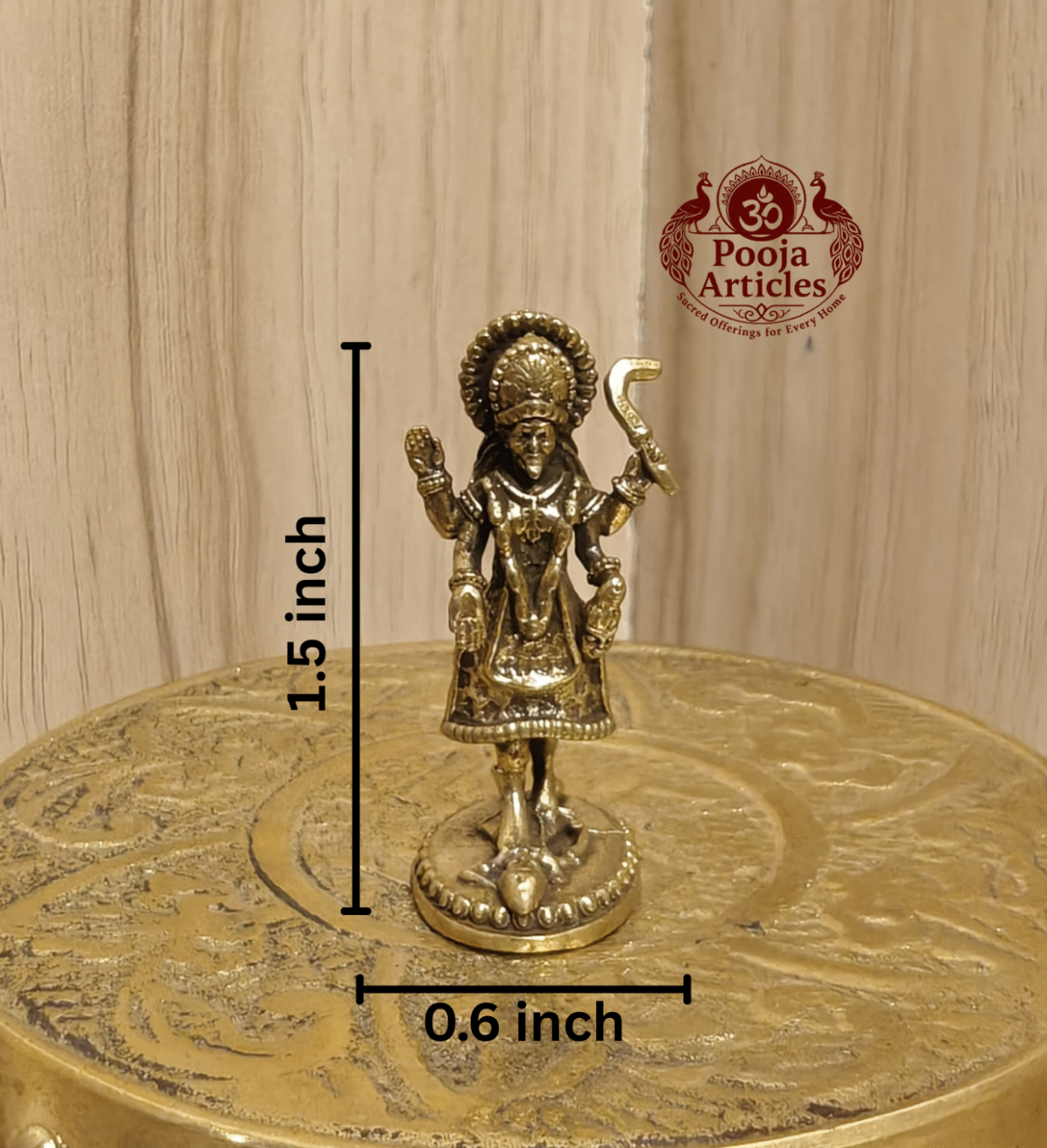 Buy Miniature Kali Statue – 12g, 1.5 Inch Handcrafted Mystical Kali Goddess Idol for Home, Temple & Gifts