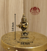 Buy Miniature Krishna Murti – 18g, 1.6 Inch Handcrafted Little Krishna Idol for Home, Temple & Return Gifts