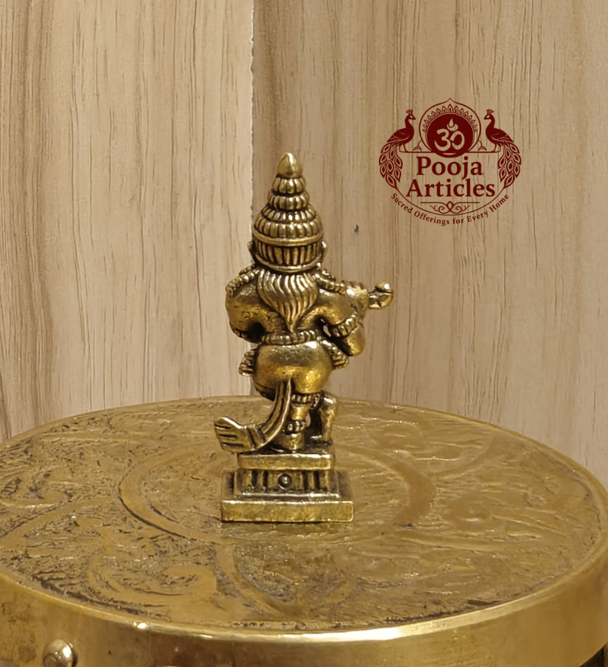 Buy Miniature Krishna Murti – 18g, 1.6 Inch Handcrafted Little Krishna Idol for Home, Temple & Return Gifts