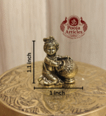 Buy Miniature Krishna Statue Online – 25 g, 1.1" Compact Divine Idol for Pooja & Gifting
