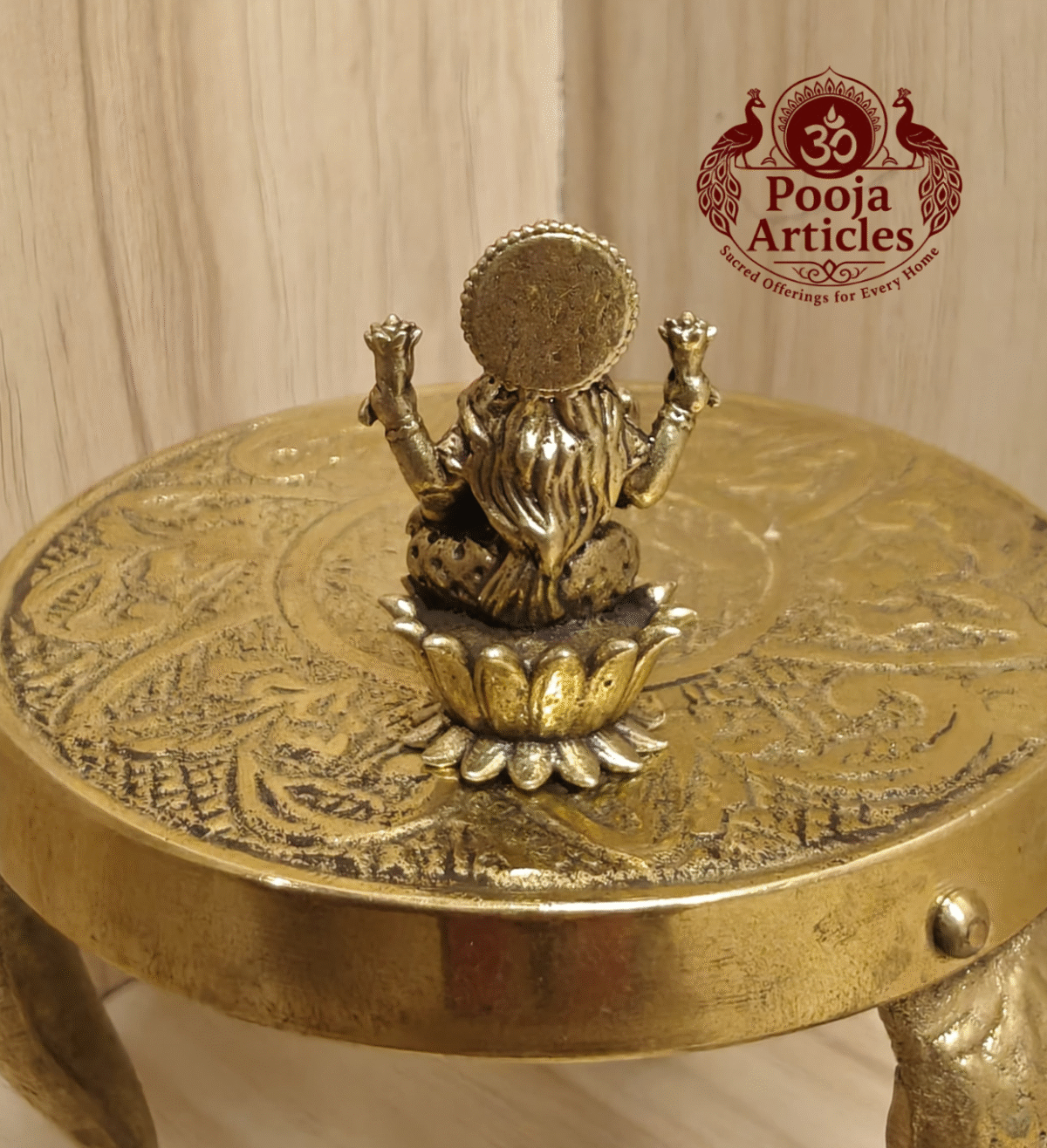 Buy Miniature Lakshmi Statue Online – 20 g, 1" Compact Divine Idol for Prosperity & Pooja