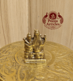 Buy Miniature Lord Shiva Family Idol Online – 15g, 1.1" Brass Shiva Parivar Statue for Home, Temple & Gifts