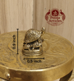 Buy Miniature Tortoise Statue – 20g, 0.9 Inch Robust Handcrafted Spiritual Brass Idol