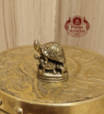 Buy Miniature Tortoise Statue – 20g, 0.9 Inch Robust Handcrafted Spiritual Brass Idol