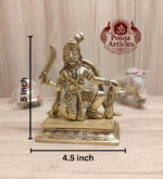 Buy Nondi Karuppasamy Swamy Statue Online – 970g, 5 Inch | Bronze Idol for Divine Protection & Pooja Decor