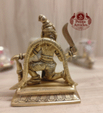 Buy Nondi Karuppasamy Swamy Statue Online – 970g, 5 Inch | Bronze Idol for Divine Protection & Pooja Decor