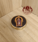 Buy Palani Murugan Kunguma Holder Online – 40 g, 2" Powerful Brass Kumkum Holder for Pooja & Gifting