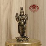 Buy Premium Brass Guruvayoorappan Idol Online – 100 g, 3" Handcrafted Krishna Idol for Spiritual Grace