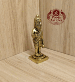 Buy Pure Brass Agathiyar Statue Online – 340g, 4.5" Divine Sage Idol for Pooja & Home Decor