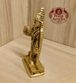 Buy Pure Brass Meenakshi Amman Statue Online – 210g, 3.7" Divine Meenakshi Idol for Pooja & Home Decor