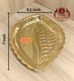 Buy Traditional Shankh Plate Online India | 50g, 7 inch Divine Energy Plate for Prosperity, Purity & Sacred Rituals