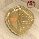 Buy Traditional Shankh Plate Online India | 50g, 7 inch Divine Energy Plate for Prosperity, Purity & Sacred Rituals