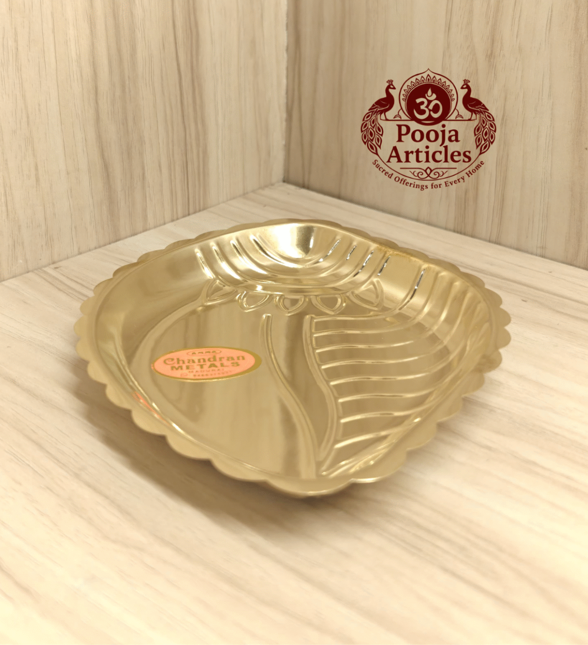 Buy Traditional Shankh Plate Online India | 50g, 7 inch Divine Energy Plate for Prosperity, Purity & Sacred Rituals