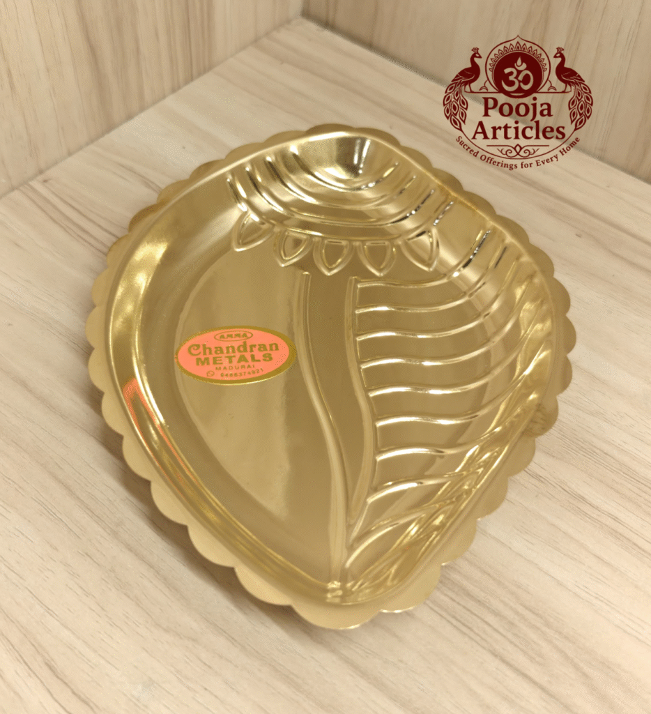 Buy Traditional Shankh Plate Online India | 50g, 7 inch Divine Energy Plate for Prosperity, Purity & Sacred Rituals