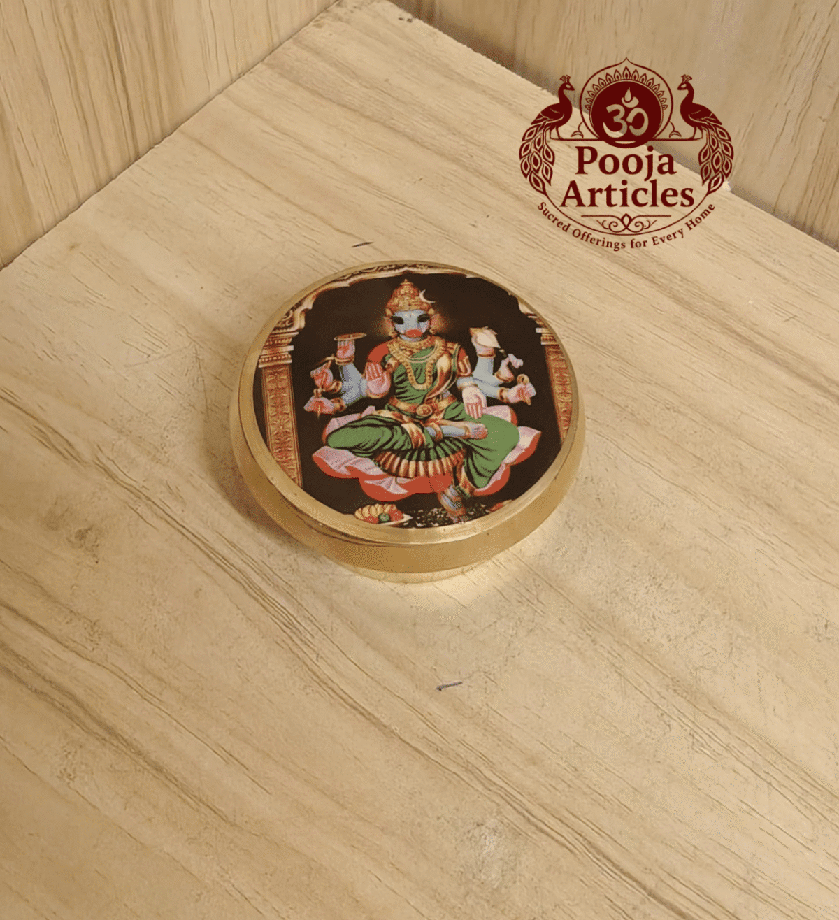 Buy Varahi Kunguma Chimil Online – 40 g, 2" Beautiful Kumkum Holder for Home Pooja & Travel