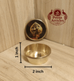 Buy Vel Kunguma Chimil Online – 40 g, 2" Divine Kumkum Holder for Pooja