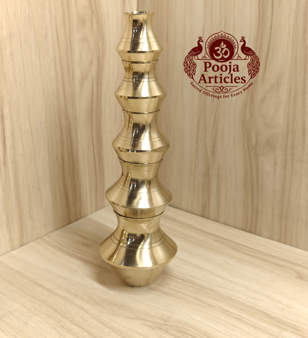 Divine Brass 5 Pot Kubera Set – 5 Pot Set Size 4 (170g, 8.5x3.5 Inches) | For Prosperity & Positive Energy Divine Brass 5 Pot Kubera Set – 5 Pot Set Size 4 (170g, 8.5x3.5 Inches) | For Prosperity & Positive Energy