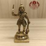 Divine Karuppasamy Idol for Home – 270g, 4.2 Inch | Powerful Guardian Idol for Home & Temple