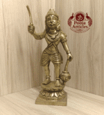 Divine Karuppasamy Vigraham Online – 1.8 kg, 9 Inch – Powerful Bronze Idol for Protection & Spiritual Strength