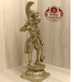 Divine Karuppasamy Vigraham Online – 1.8 kg, 9 Inch – Powerful Bronze Idol for Protection & Spiritual Strength