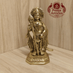 Exquisite Brass Murugan Idol Online – 800 grams, 6 Inch Divine Statue for Pooja & Decor | Shop Now at Poojaarticles.com