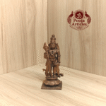 Handcrafted Copper Murugan Statue – 370g, 4.5 Inch | Divine Powerful Brass Idol for Pooja Room & Gifting