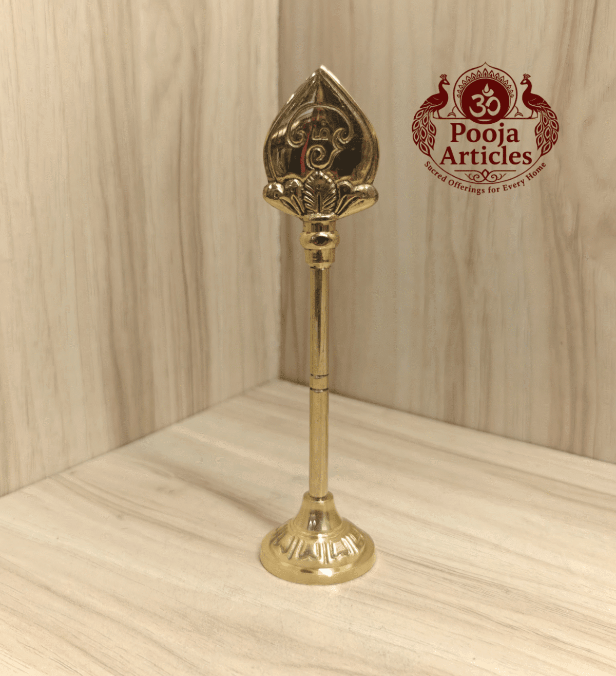 Magnificent Vel Stand 6 Inch – A Sacred Must-Have for Your Pooja Room