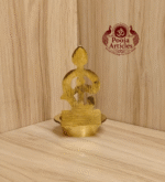 Om Vilakku (60g, 3.8 x 2.2 x 2.6 Inches) – Divine Brass Diya for Positive Energy and Pooja Rituals
