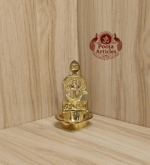 Om Vilakku (60g, 3.8 x 2.2 x 2.6 Inches) – Divine Brass Diya for Positive Energy and Pooja Rituals