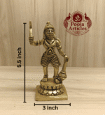 Powerful Karuppasamy Statue – 530g, 5.5 Inch for Protection & Devotion | poojaarticles.com