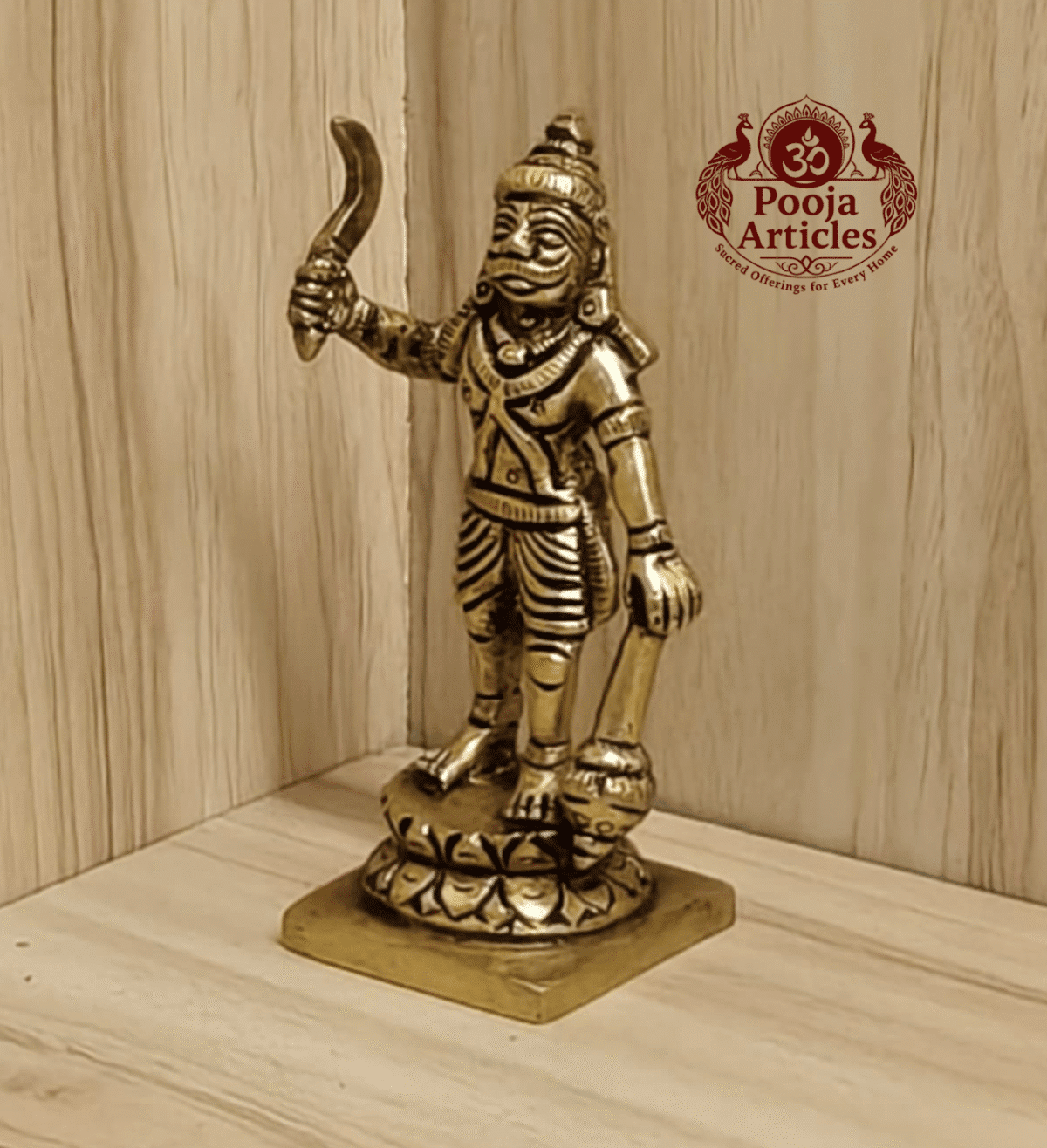 Powerful Karuppasamy Statue – 530g, 5.5 Inch for Protection & Devotion | poojaarticles.com