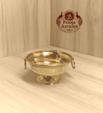 Pure Brass Urli Bowl – Size 0 (50g, 3.8") | Buy Handcrafted Decor for Pooja & Home