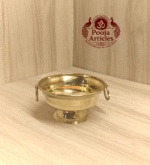 Pure Brass Urli Bowl – Size 0 (50g, 8cm) | Buy Handcrafted Decor for Pooja & Home