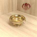 Pure Brass Urli Bowl – Size 0 (50g, 8cm) | Buy Handcrafted Decor for Pooja & Home