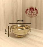 Pure Brass Urli Bowl – Size 1 (70g, 11 cm) | Buy Handcrafted Decor for Pooja & Home
