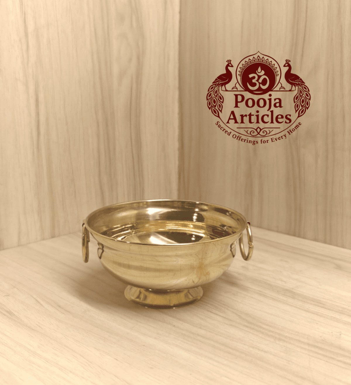 Pure Brass Urli Bowl – Size 1 (70g, 4.2") | Buy Handcrafted Decor for Pooja & Home
