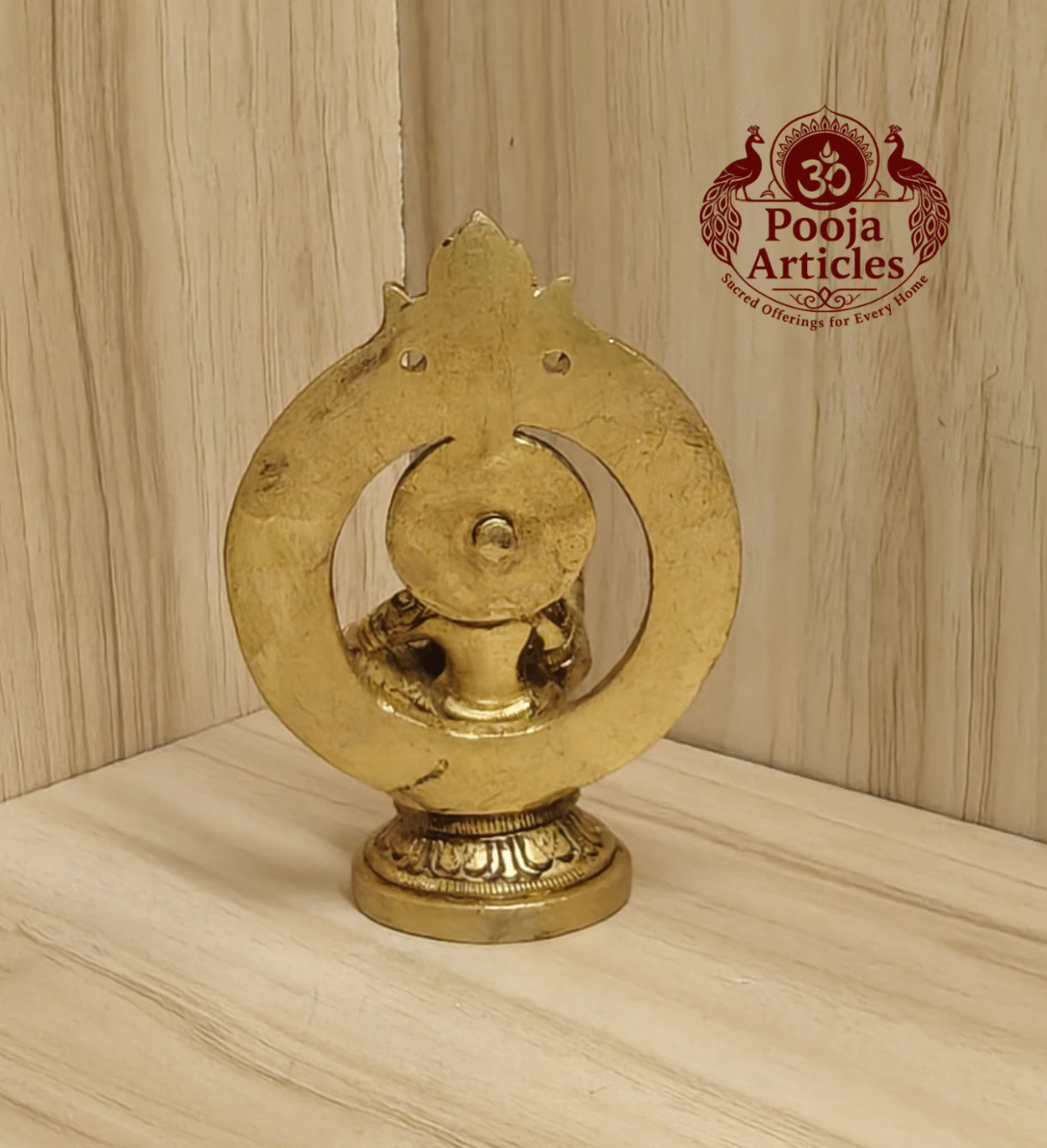 Buy Brass Ayyappan Statue 270g, 3.6"– Handcrafted Spiritual Idol For Home Puja