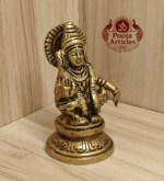 Buy Brass Ayyappan Statue 380g, 3" – Handcrafted Spiritual Idol For Home Puja