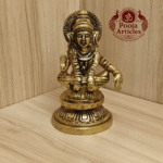 Buy Brass Ayyappan Statue 410g, 3.5" – Handcrafted Spiritual Idol For Home Puja