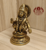 Buy Brass Ayyappan Statue 410g, 3.5" – Handcrafted Spiritual Idol For Home Puja