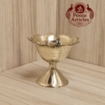 Buy Brass Devdas Diya 75g, 2.6" – Handcrafted Divine Pooja Oil Lamp For Lighting & Puja