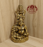 Buy Brass Kubera Lakshmi Idol 1.150g, 5.9" – Divine Lakshmi Kubera Brass Statue For Wealth