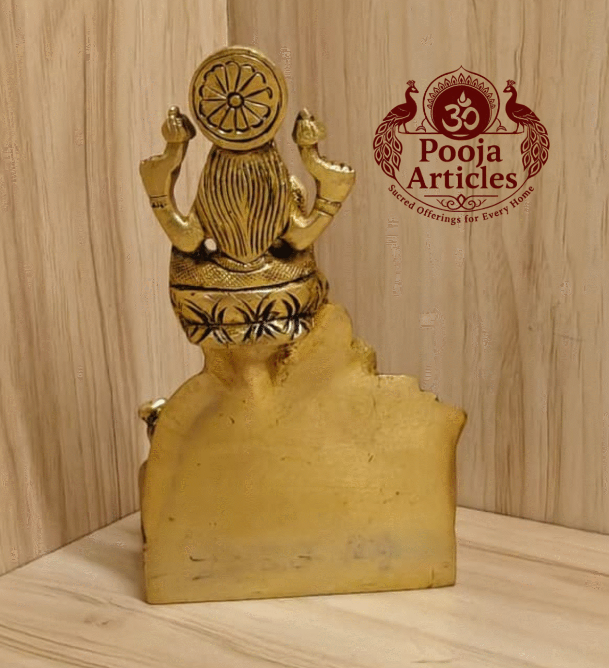 Buy Brass Kubera Lakshmi Idol 1.150g, 5.9" – Divine Lakshmi Kubera Brass Statue For Wealth