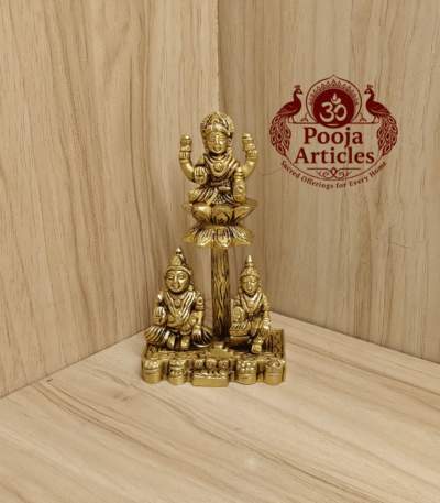Buy Brass Lakshmi Kubera Statue 480g, 5" – Prosperity Kubera Lakshmi Idol For Wealth