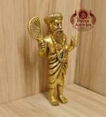 Buy Brass Yogi Ramsuratkumar Statue | Visiri Saamiyar – 500g, 5" Handmade Puja Idol Online For Pooja & Home Use
